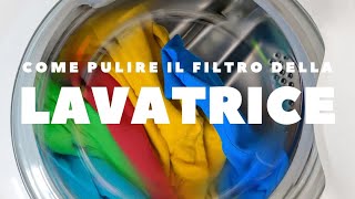 Pulire il filtro della lavatrice 💡 pulire pulizia puliziacasa cleaning [upl. by Nahraf504]