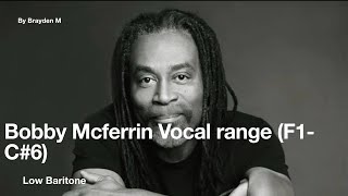 Bobby Mcferrin Vocal range F1C6 [upl. by Blanchard]