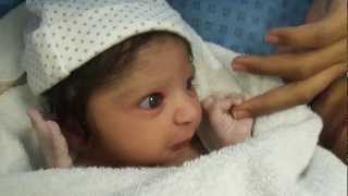 Cute Newborn Baby half an hour old [upl. by Debbie982]