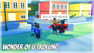 Trolling With NEW Wonder Of U  A Universal Time  Roblox [upl. by Eenalem]