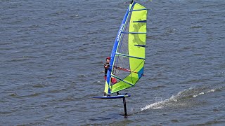 LOPEZ LAKE WINDSURF FOILING [upl. by Kluge220]