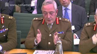 Defence Committee question senior British Army Officers on Army 2020 [upl. by Hayley303]