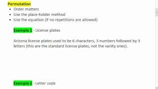 113a 1 of 5 Combinatorics Basics and Permutationmp4 [upl. by Ruhtua]