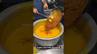 Punjabi’s Style Kadhi Making😍😋 Indian Street Food [upl. by Melloney]