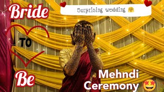 Best friend wedding vlog ♥️🤩Part  1 ♥️Mehndi Ceremony ♥️ [upl. by Eiryk]