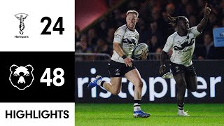 UNBELIEVABLE ATTACKING RUGBY Highlights Harlequins vs Bristol Bears [upl. by Ebbarta]