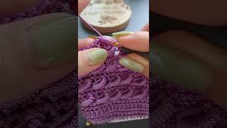 Crochet bullion stitch crochet tutorial pattern diy crochetbag [upl. by Yreved]