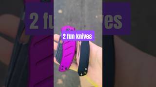 2 very fidgety knives youtubeshorts shorts short fyp edc [upl. by Moody126]