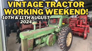 TYNE VALLEY VINTAGE AND CLASSIC TRACTOR WORKING WEEKEND 10th amp 11th August [upl. by Niltak352]