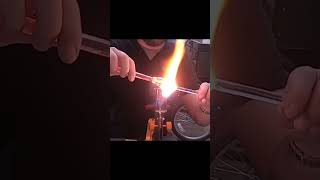 Lampworking  Glassblowing  Glass Marble  The Fusing Shop [upl. by Nnaillij]