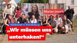 quotWir müssen uns unterhakenquot Haustürwahlkampf in Brandenburg [upl. by Margaretha]