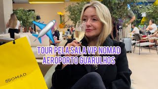 TOUR PELA SALA VIP DA NOMAD NO AEROPORTO DE GUARULHOS [upl. by Clywd]