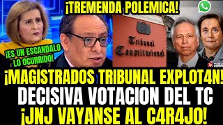 MAGISTRADO TC EXPL0T4 PRONUNCIAMIENTO TRAS VOTACIÓN EN TRIBUNAL CONSTITUCIONAL ¡CAVI4RES AL DI4BLO [upl. by Serrell]