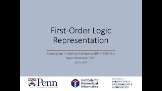 FOL FIRST ORDER LOGIC WITH EXAMPLES PART 1  ARTIFICIAL INTELLIGENCE [upl. by Marie-Ann152]