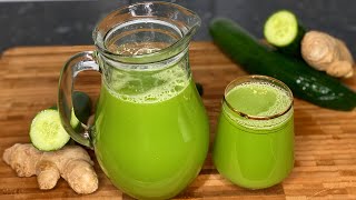 Cucumber Ginger and Lime Juice  Drink for Body Repair and Blood Pressure  TERRIANN’S KITCHEN [upl. by Olshausen]