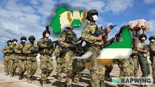 NationStates Green Libyans army march song quotI will fight for you my leaderquot [upl. by Othella]