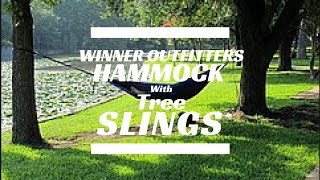 Unboxing and Review Winner Outfitters Hammock w Tree Slings [upl. by Ademordna]