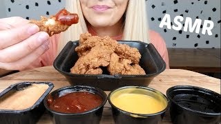 CRUNCHY ZAXBYS FINGERZ CHICKEN TENDERS ASMR Eating Sounds No Talking [upl. by Lavella102]