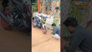 New MT 15 Ka Pujamt15 mt15 V4 shorts viral trending reels [upl. by Natye]