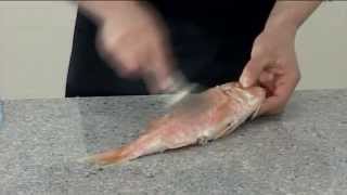 How to fillet a Red Mullet  210 [upl. by Sakmar]