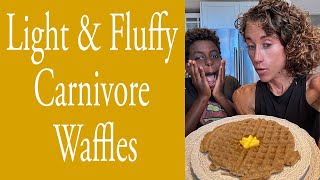 Light and Fluffy Carnivore Waffles [upl. by Bonnice]