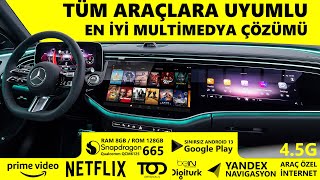 Tüm Araçlara Uyumlu Netflix Youtube  GooglePlay  Yandex Navigasyon [upl. by Idner]