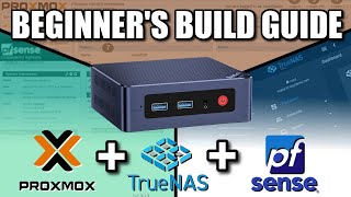 Proxmox  TrueNAS Scale  PfSense Mini PC Build  A Beginners Setup Guide [upl. by Wayland228]