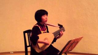 John Dowland  F Cutting  Awake sweet love 佐藤亜紀子（リュート） [upl. by Nolasba]