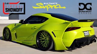 Dunaway Garages 725HP Widebody Supra  VIRTUAL SHOW OFF [upl. by Okia]