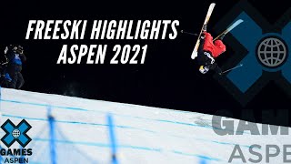 BEST OF FREESKIING  X Games Aspen 2021 [upl. by Kemme805]