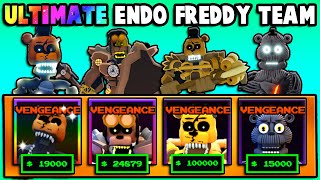 The ULTIMATE ENDO FREDDY TEAM In Five Nights TD [upl. by Eladnek503]