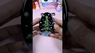 🎄 Epoxy Resin Art 🎄 Christmas Resin Fridge Magnet shorts epoxyresinart [upl. by Lathan]