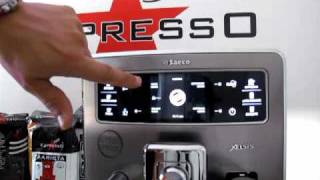 Saeco Xelsis Touch Screen from espressoitaliacomau [upl. by Politi]