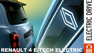 Renault R4 ETech Electric  Marktstart ab 2025  auch mit Stoffdach Die ersten Infos [upl. by Refotsirc966]