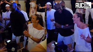 Michael Jordan amp Wife Yvette Celebrate After Team USA’s Victory Over France [upl. by Agustin]