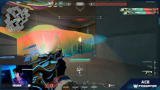 PRX F0rsakeN Crisp ACE Against T1  VCT Pacific 2024 [upl. by Baiss564]