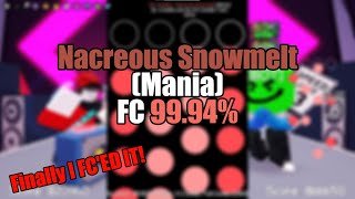 Nacreous Snowmelt Left Side FC 9994  Roblox Funky Friday [upl. by Tteragram]