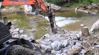 Groton 9 dam removal in less than 1 minute [upl. by Yeslehc]