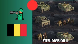 Разведка Бельгии  Steel Division 2 [upl. by Ecinehs]