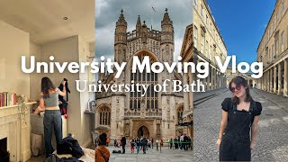 MOVING TO UNIVERSITY VLOG  room tour  University of Bath  Psychology Student [upl. by Llerraj700]