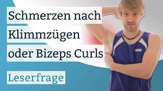 Schmerzen im Ellenbogen und Bizeps nach Klimmzügen oder Bizeps Curls [upl. by Renita722]