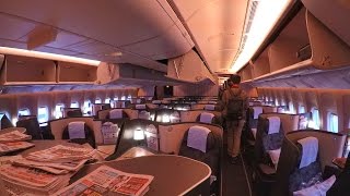 China Airlines 777300ER business class TPEICN [upl. by Immij]