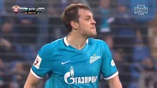 Artem Dzyubas goal Zenit vs FC Kuban  RPL 201516 [upl. by Crockett]