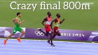 Clash of Titans Mens 800m Final at Paris Olympicsquot [upl. by Yadrahc]