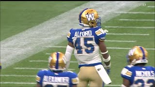 Winnipeg Blue Bombers DeAundre Alford 2021 Season Highlights [upl. by Murielle594]