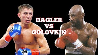 Marvin Hagler vs Gennady Golovkin  AI’s Dream Match Predictions [upl. by Akehsyt798]