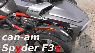 canam spyder F3s  Dreirad Motorrad  CanAm motorcycle [upl. by Gardia]