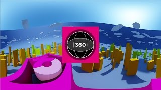 Testing 360 degree video  free Cinema 4D download with VRay [upl. by Giarla]