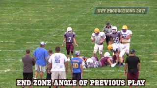 Greensburg Central Catholic Football vs Derry Highlight Video 81917 [upl. by Hevak]