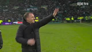 Celtic 21 Rangers  Post match celebrations [upl. by Ysteb341]